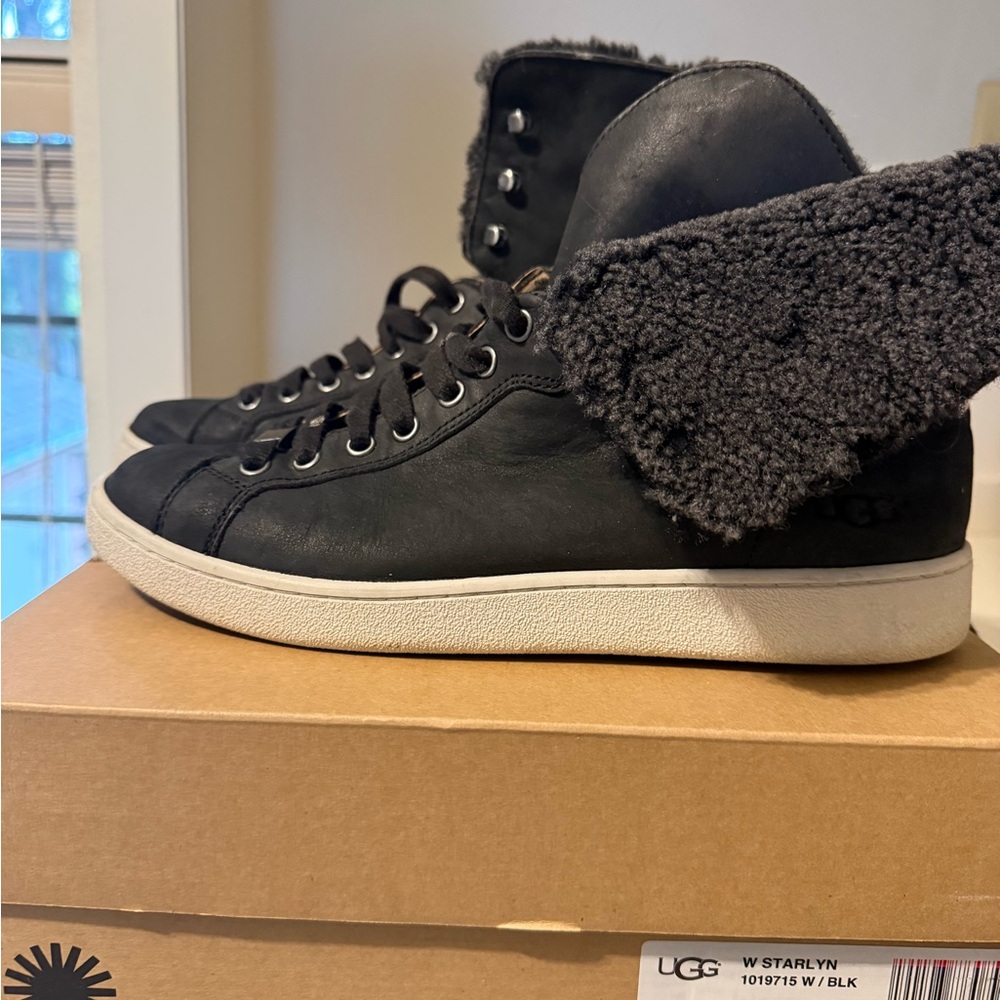 UGG Women's Black High-Top Sneakers